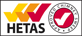 HETAS approved chimney sweep